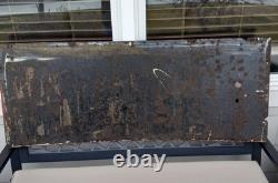 Antique Porcelain Coca-Cola Sign Bonnie And Clyde Special With Bullet Holes