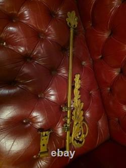 Antique Sign Hanger Coca-Cola Bracket Extends 28 To 48 Gold Scroll Scarce #48