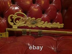 Antique Sign Hanger Coca-Cola Bracket Extends 28 To 48 Gold Scroll Scarce #48