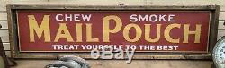 Antique Style Mail Pouch Tobacco Wooden Sign 12x48 WOW! Best Repo