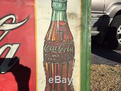 Antique coca cola sign