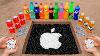 Apple Logo In The Hole With Orbeez Coca Cola Mentos U0026 Popular Sodas