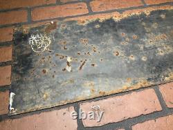 Authentic 1930's Drink Coca Cola Porcelain Soda Sign Nesco Signs, N. Y. Coke Rare