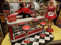 Barbie & barbie Coca-Cola Soda Fountain Set