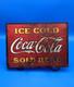 Beautiful 1931 Vintage Original Coca-Cola Flange Sign 12 x 16.5