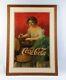 C1909 Coca Cola HOLY GRAIL EXTREMELY RARE Early Large Original Cardboard Sign