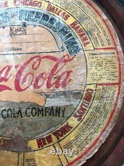 CIRCA 1930s Vntge WOODEN CORKED AUTHENTIC COCA-COLA 5 GALLON SYRUP BARREL Havana