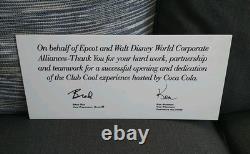 CLUB COOL Grand Opening Disney World EPCOT Cast Member Coca Cola Sign Prop Rare