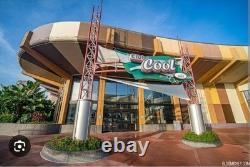CLUB COOL Grand Opening Disney World EPCOT Cast Member Coca Cola Sign Prop Rare