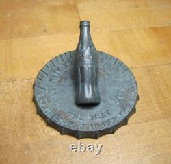 COCA-COLA BOTTLING Co of MIAMI Sundial Small Promo Ad Paperweight Sign Coke Soda