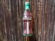 COCA COLA Bottle Thermometer Vintage 29 ORIGINAL 1960's Tin COKE Sign