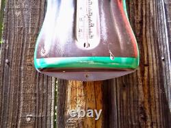 COCA COLA Bottle Thermometer Vintage 29 ORIGINAL 1960's Tin COKE Sign