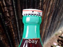 COCA COLA Bottle Thermometer Vintage 29 ORIGINAL 1960's Tin COKE Sign