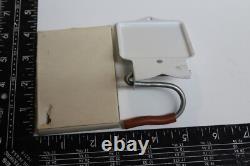 COCA-COLA CO. PAINTED METAL BROOM HOLDER SIGN BOXED DEALER VINTAGE 1950s NOS