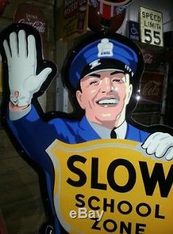 Coca-cola Policeman Sign Crossing Guard