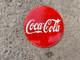 COCA-COLA PORCELAIN ENAMEL SIGN 30x30 INCHES