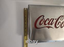 COCA COLA Soda retro Cooler light up door Panel Sign face Plastic and metal