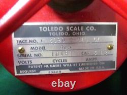 COCA COLA Toledo Scale Company model 405 CA Super Rare 1920's Candy Fan ScaleNM