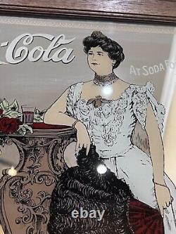 COCA COLA VICTORIAN 22x16MIRROR SIGN