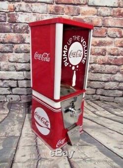 COCA COLA vintage gumball machine M&M dispenser coke memorabilia Christmas gift