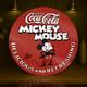 COCA-COLA x MICKEY MOUSE Vintage Heavy Metal Sign (XL 19.7 / 50 cm)