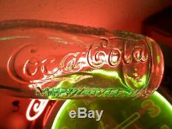 C. 1900 HOLY GRAIL Rare SLANT HUSTING COCA COLA MILWAUKEE WIS, sign bottle