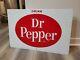 C. 1960s Original Vintage Drink Dr. Pepper Sign Metal Rack Topper Coke Pepsi Soda