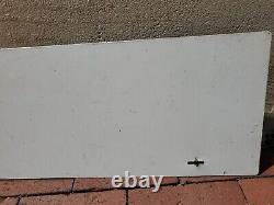 C. 1960s Original Vintage Enjoy Coca Cola Sign Metal Coke Rack Topper Soda Gas