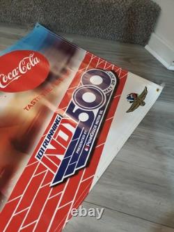 C. 2017 Indy 500 Banner Sign Indianapolis Motor Speedway Coca Cola Coke RARE! IMS