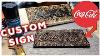 Carving A Coca Cola Sign With Stippling Simple Diy Home Decor Project