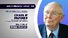 Charlie Munger Vice Chairman Of Berkshire Hathaway Speaks At The Daily Journal Annual Meeting