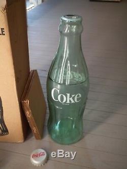 Circa 1960's Coca-Cola 20 glass display bottle MIB