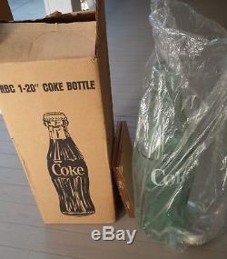 Circa 1960's Coca-Cola 20 glass display bottle MIB