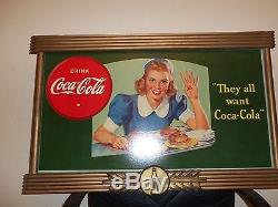 Coca Coa Cardboard Sign