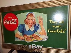 Coca Coa Cardboard Sign