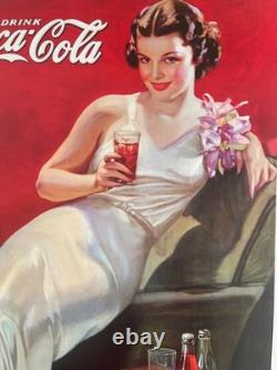 Coca Cola, 1935, Vintage Advertisement Official, Licensed 1996 Art Print
