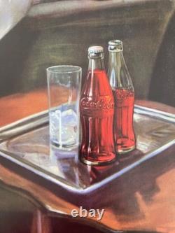 Coca Cola, 1935, Vintage Advertisement Official, Licensed 1996 Art Print