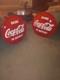 Coca-Cola 1945 Vintage Button Sign Original 36 inch
