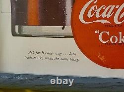 Coca Cola 1947 Sprite Boy Advertisement Original Rare Custom Frame