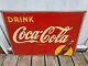 Coca Cola 1948 Coke Fountain Metal Tin Sign Soda Pop Gas Station General Store