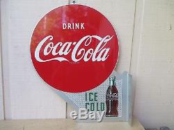 Coca Cola 1950's Flange Sign
