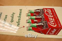 Coca Cola 1952 Pilaster Six Pack with Arrow 41 X 16