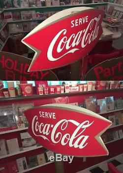 Coca Cola 1960s Pumpkin Tree Display Cardboard Die Cut 3-D Red Wing Minn Rare