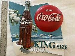 Coca Cola 1960s Vacuform Sign