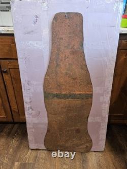 Coca-Cola 39 Bottle Sign Vintage Tin Metal Coke Advertising Display