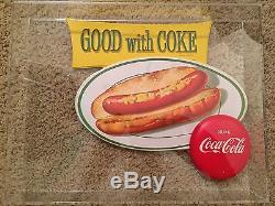 Coca Cola 3D Plastic Sign Display 1950's
