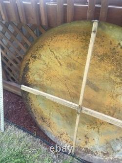 Coca Cola 4 Foot Metal LARGEST button sign Gas Station Coke 1950s Americana