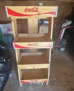 Coca Cola 4 Tier Display Shelf Originally For 2-liters. LOCAL PICKUP Only
