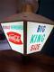 Coca Cola 4 sided Advertising Lighted Lantern