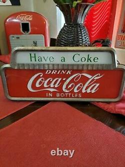 Coca-Cola Advertising Light Display. 1940s Original
